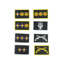 Divisas da Brigada Militar Refletivas PMRS Modelo novo Padrão