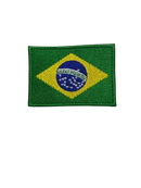 BANDEIRA DO BRASIL BORDADA NOVO PADRÃO DO EXERCITO BRASILEIRO FARDA NOVA