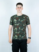 Kit 3 Camisetas Camufladas PREMIUM Personalizadas Militar Masculina PV Manga Curta Tática Esporte Academia Caça e Pesca