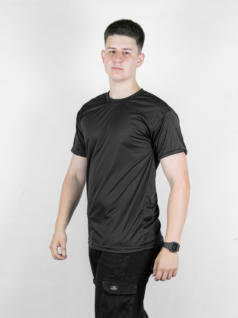 Camiseta Preta DRY-FIT - Manga curta