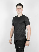 Camiseta Preta Lisa malha PV Premium