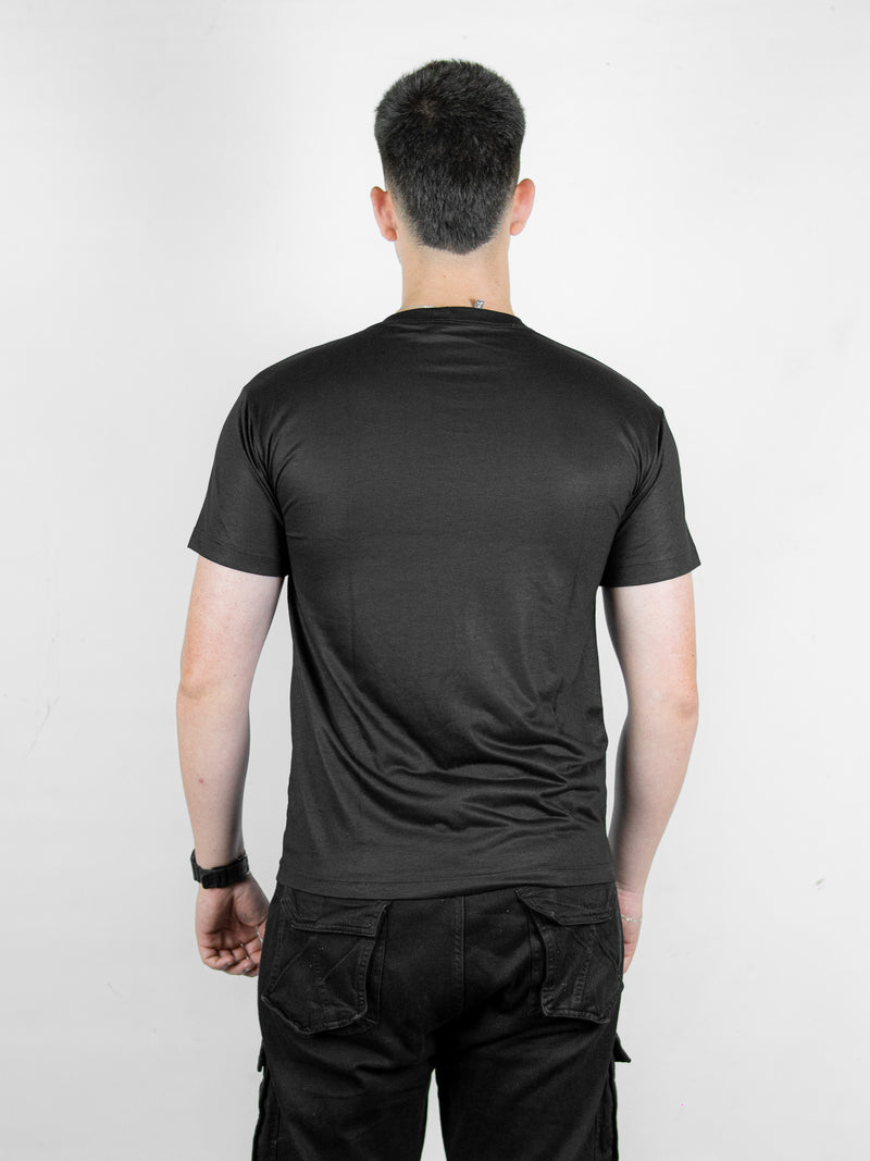 Camiseta Preta Lisa malha PV Premium