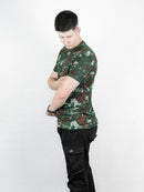 Camisetas Camufladas Personalizadas Militar Masculina Dry Fit LISA Manga Curta Tática Esporte Academia Caça e Pesca