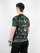 Camisetas Camufladas Personalizadas Militar Masculina Dry Fit LISA Manga Curta Tática Esporte Academia Caça e Pesca