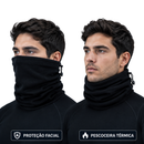 Gola Tática 3 em 1 Balaclava Cachecol e Touca em fleece soft confort com ajuste