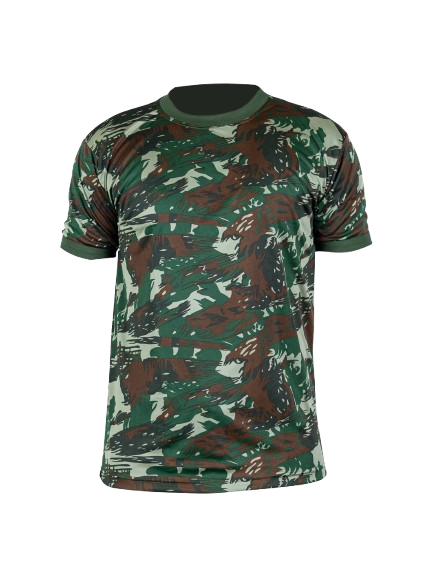 Kit 3 Camisetas Camufladas Personalizadas Militar Masculina Dry Fit LISA Manga Curta Tática Esporte Academia Caça e Pesca
