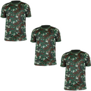 Kit 3 Camisetas Camufladas Personalizadas Militar Masculina Dry Fit LISA Manga Curta Tática Esporte Academia Caça e Pesca