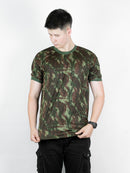 Kit 3 Camisetas Camufladas Personalizadas Militar Masculina DryFit LISANEW Manga Curta Tática Esporte Academia Caça e Pesca