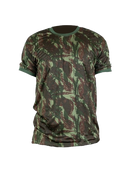 Kit 3 Camisetas Camufladas Personalizadas Militar Masculina DryFit LISANEW Manga Curta Tática Esporte Academia Caça e Pesca
