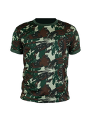 Kit 3 Camisetas Camufladas Personalizadas Militar Masculina Dry Fit Manga Curta Tática Esporte Academia Caça e Pesca