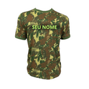 Kit 3 Camisetas Camufladas Malwee Personalizada Manga Curta Exército Brasileiro Masculina Esporte Academia Caça e Pesca