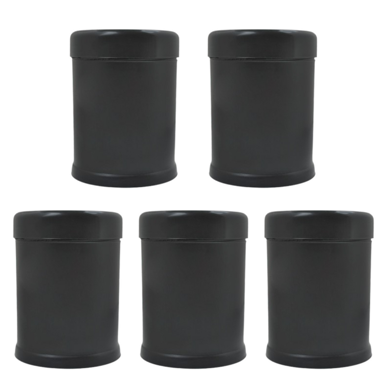 Kit 5 Potes Kit Campo Militar Impermeável preto padrão EB