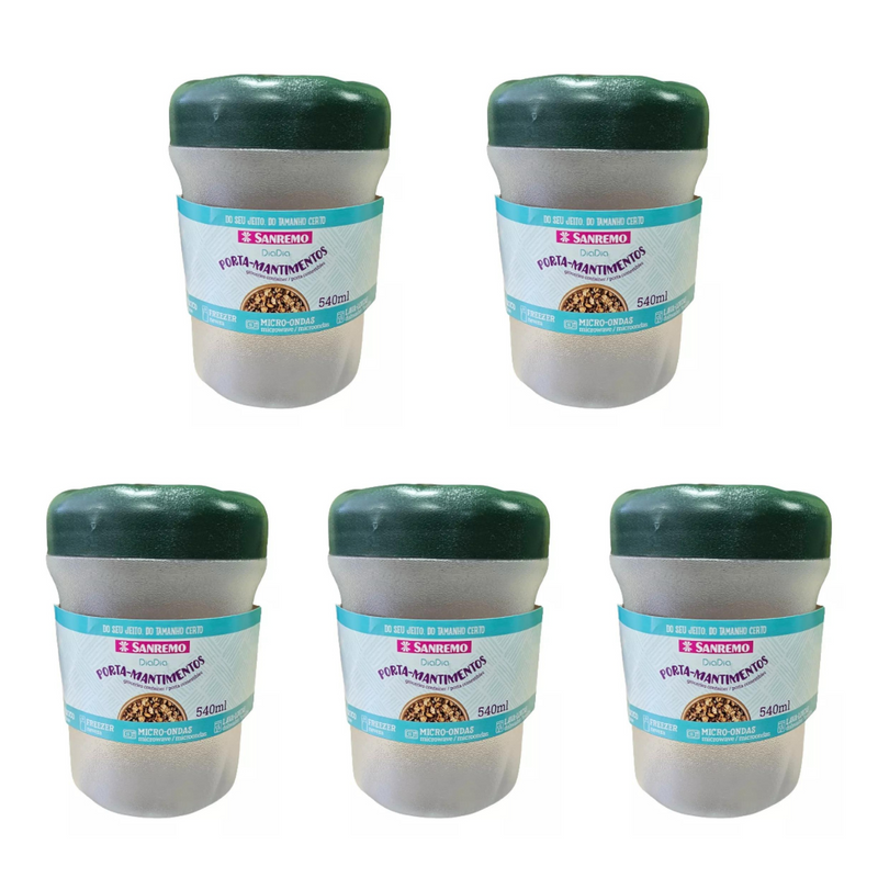 Kit 5 Potes Sanremo Para campo militar 540ml