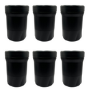 Kit 6 Potes Kit Campo Militar Impermeável preto padrão EB