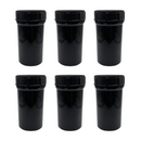 Kit 6 Potes Mini Campo Militar Impermeável preto padrão EB