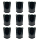 Kit 9 Potes Kit Campo Militar Impermeável preto padrão EB