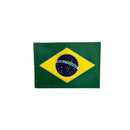 Patch Bandeira do Brasil Emborrachado EB Colorida e Preto e branco