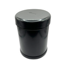 KIT 6 Potes Campo Militar Impermeável preto padrão EB