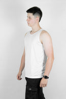 Regata camiseta Branca para TFM Treinamento Físico Militar Dry fit Premium Padrão Exército Brasileiro