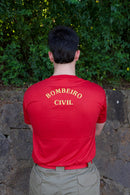 Camiseta Bombeiro Civil RS Camiseta Oficial bombeiros em maha pv