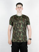Camiseta Camuflada Personalizada Militar Masculina DryFit LISANEW Manga Curta Tática Esporte Academia Caça e Pesca