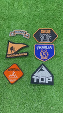 KIT PATCH LEGENDARIOS COMPLETO PADÃO MICROBORDADO ALTA QUALIDADE