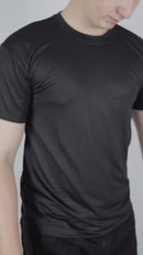 Camiseta Preta Lisa malha PV Premium